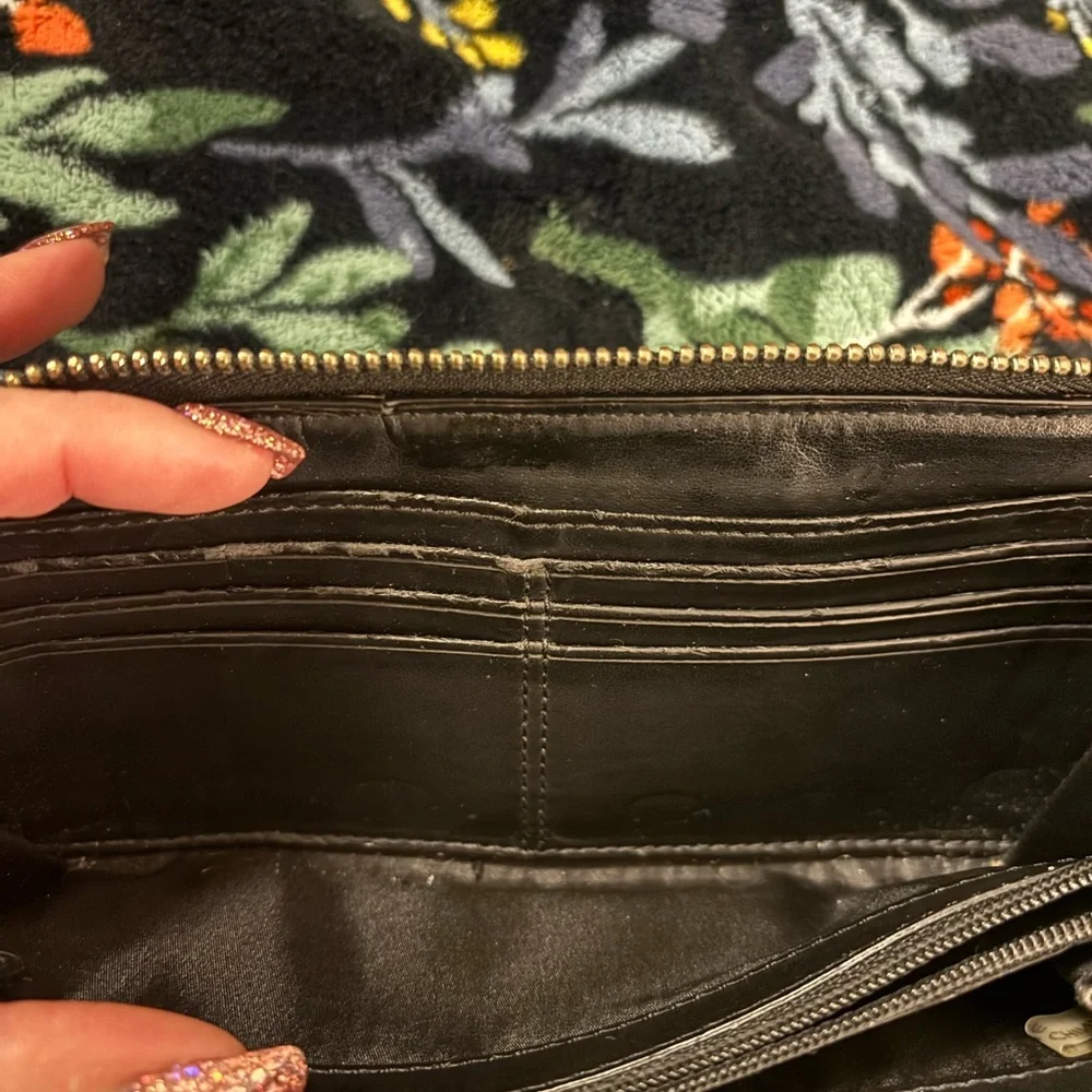 Coach Gray And Black Signature Wallet - Picture 8 of 10